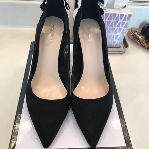 Nine West Shoes - Nine West Black Suede Pumps